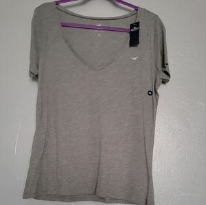 Hollister Organic Cotton V-neck Tee